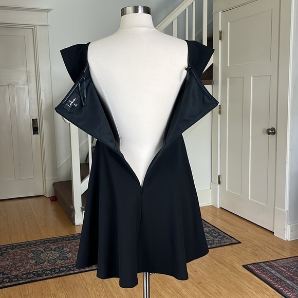 LULUS Off-the-Shoulder Skater Dress in Black NWT Size Medium - Picture 9 of 14